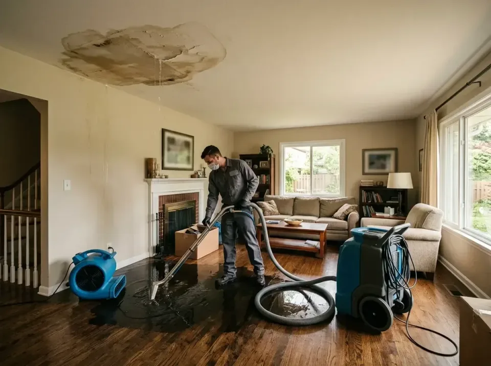 attic-pipe-burst-ceiling-drip-008 — frequently asked questions, Water Damage Restoration & Carpet Care in Shawnee, OK
